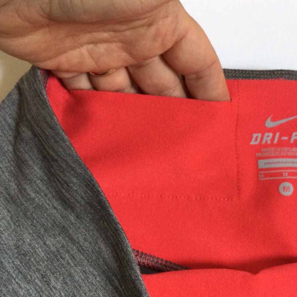 Nike Drfifit woman’s M Heathered Grey full length leggings - Picture 5 of 5